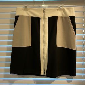 INC brand color block skirt